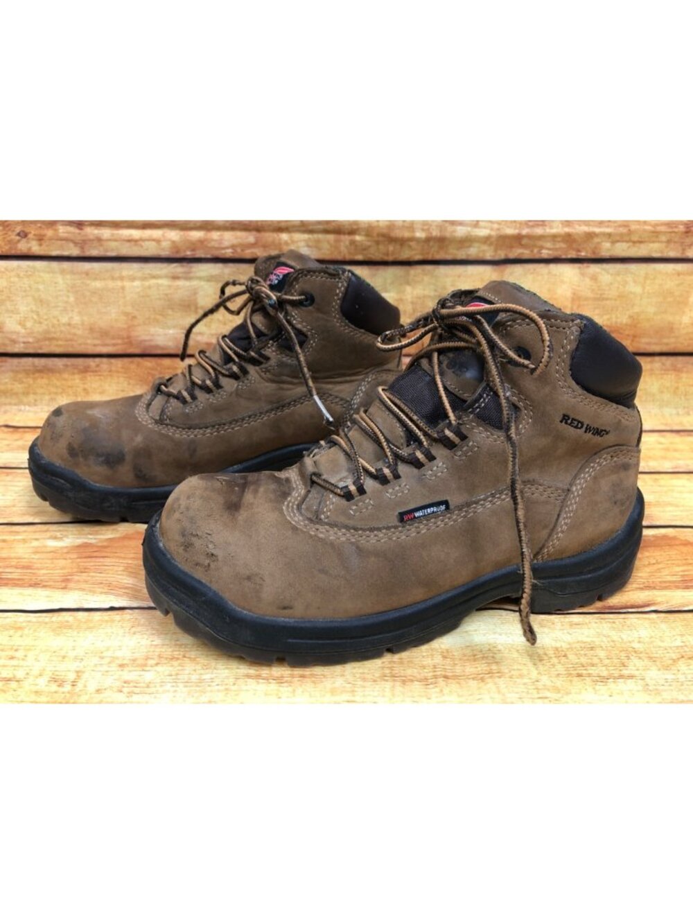 Red Wing 2340 Waterproof King Toe Steel Work Boots Brown Womens 7 B (r6m)